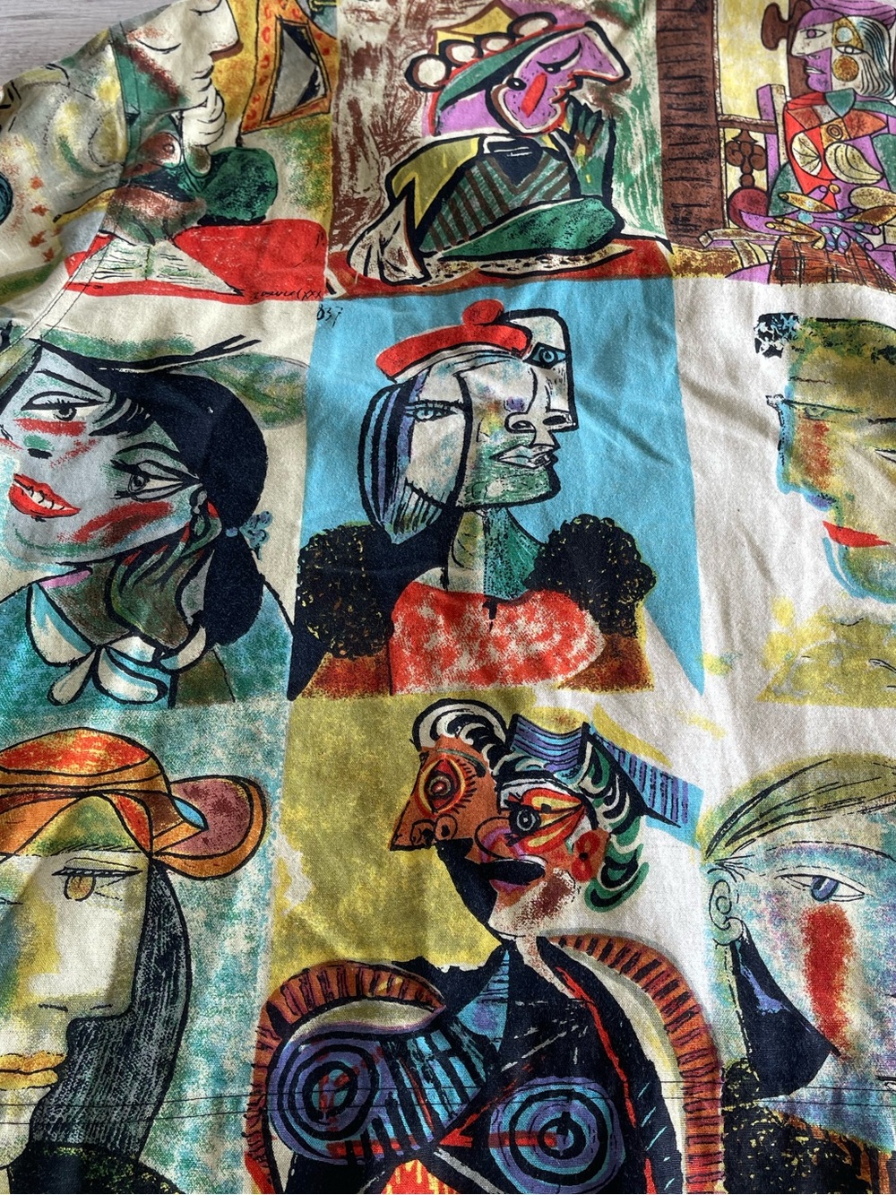 Ultimate Philadelphia PA size large blazer jacket art to wear abstract Picasso - Picture 13 of 16